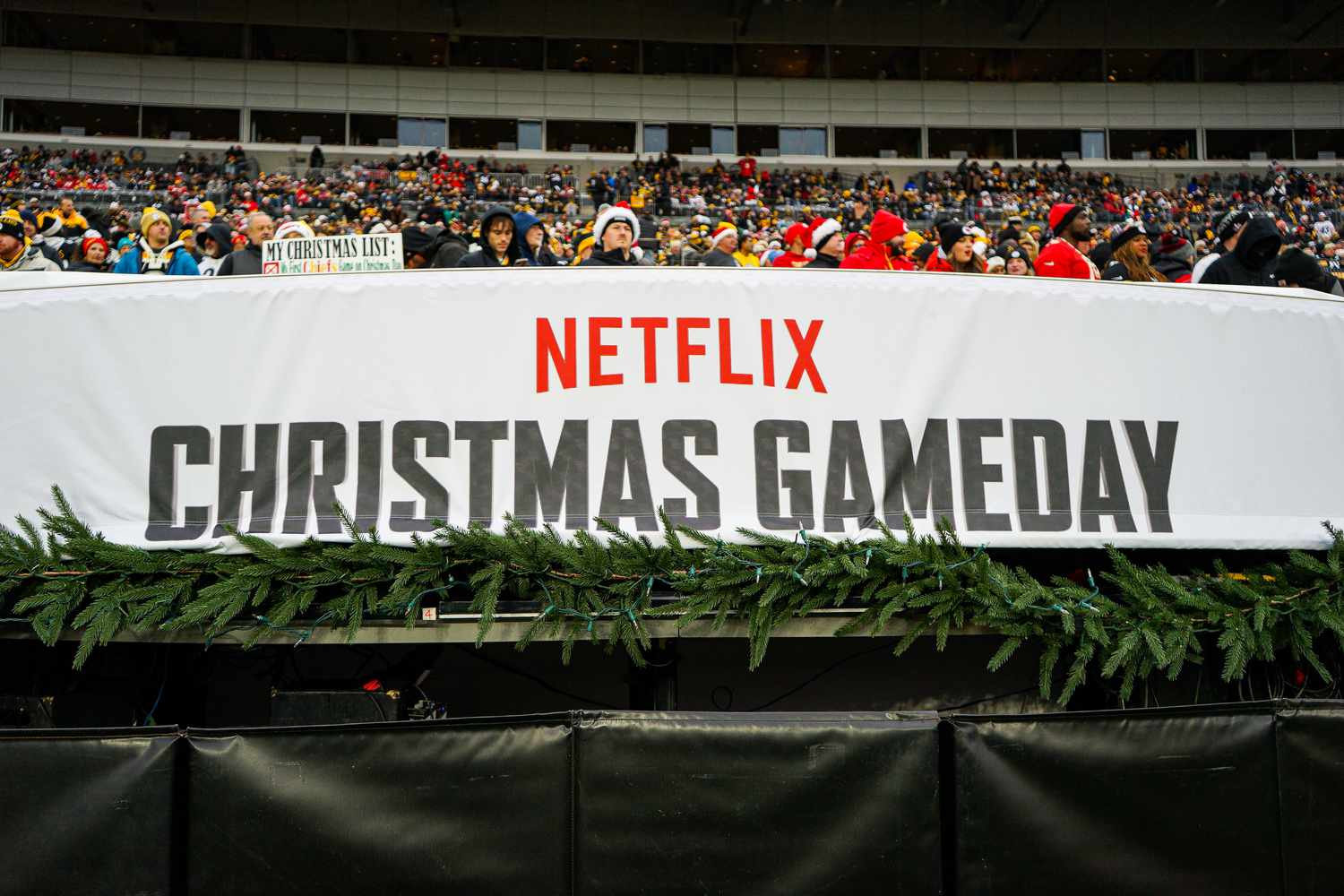 Netflix 圣诞节 NFL 比赛创下流媒体播放记录