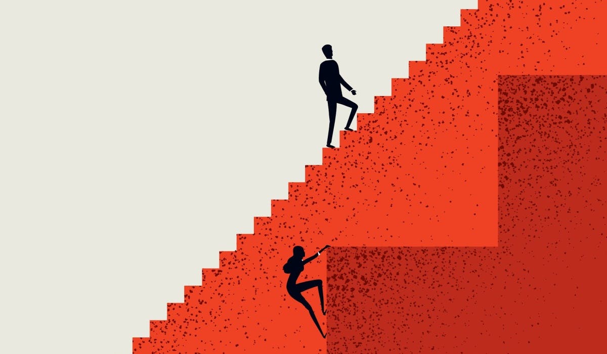 关闭营销的社会经济薪酬差距的进度摊位