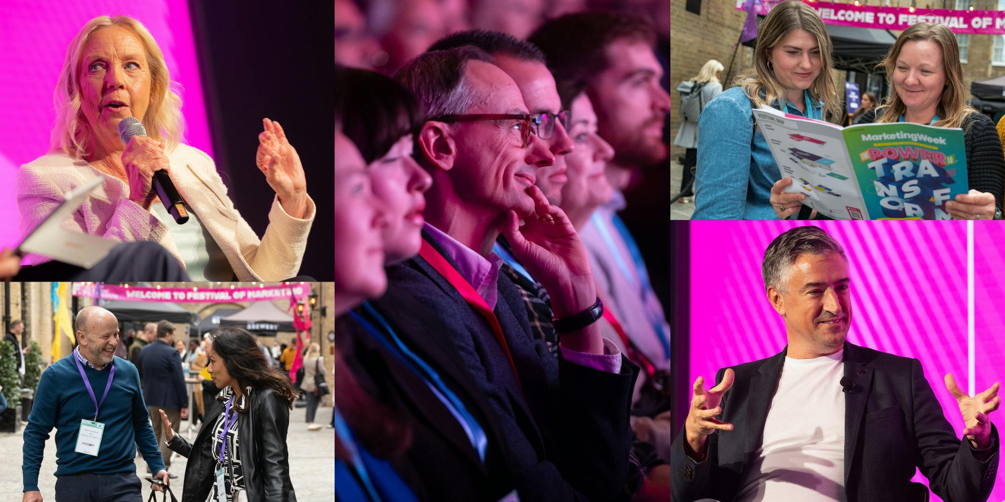 玛丽·波塔斯（Mary Portas）和马修·赛德（Matthew Syed）到头条营销周的营销节